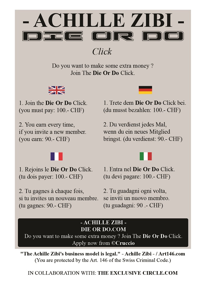 ACHILLE ZIBI - DIE OR DO CLICK - ALICE BERNERS-LEE